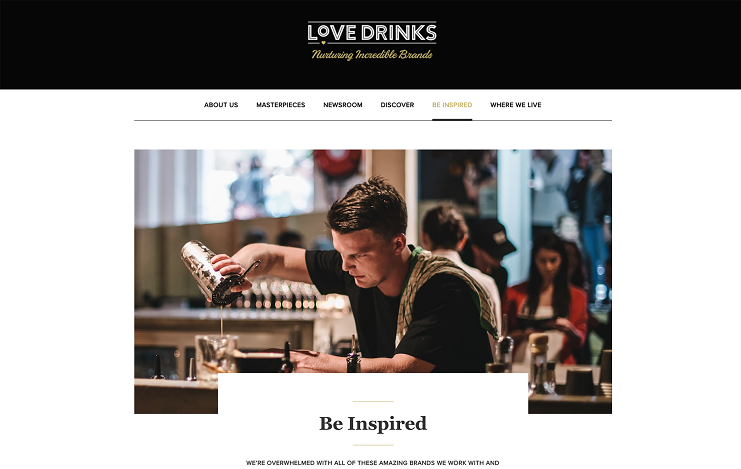 Love Drinks - Digital/brand